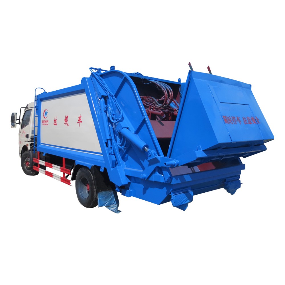 Dongfeng 8 M3 รถบรรทุกขยะแขนไฮดรอลิก