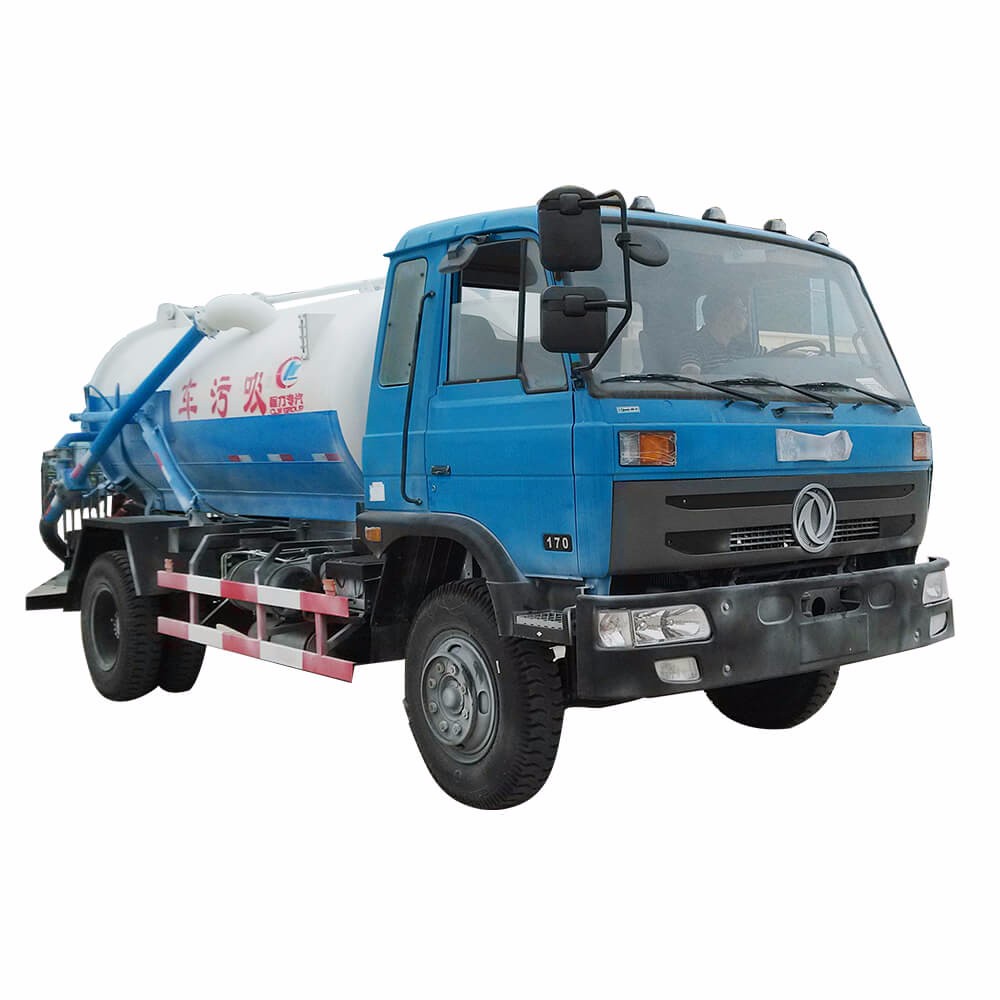 Dongfeng 8 Cbm ถังบำบัดน้ำเสีย